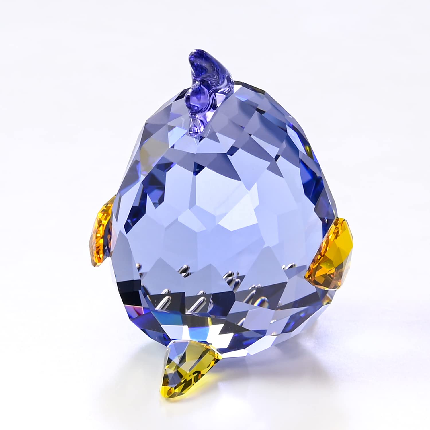 【新品】SWAROVSKI スワロフスキーコンゴウ インコ 鳥 パープル 希少 SWAROVSKI（スワロフスキー） クリスタル フィギュア インコ 鳥